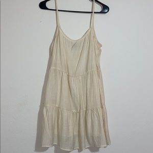 lightweight beige dress